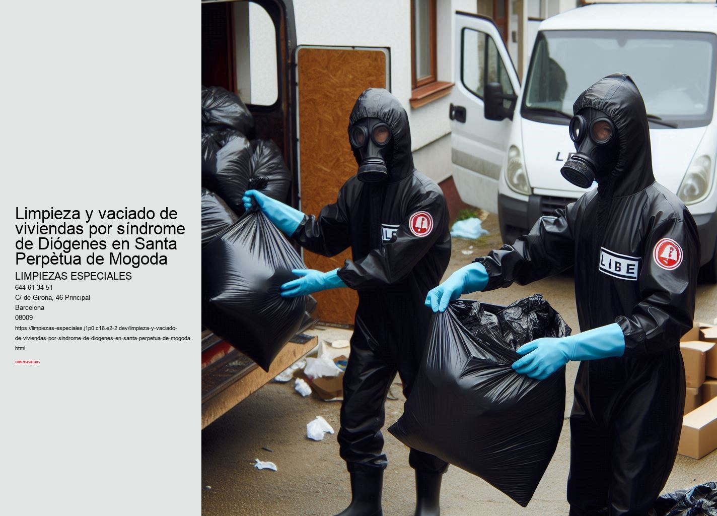 Limpieza y vaciado de viviendas por síndrome de Diógenes en Santa Perpètua de Mogoda