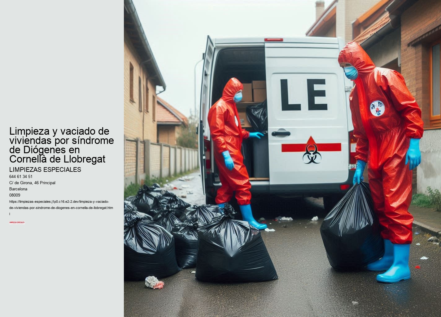 Servicios adicionales de Limpiezas Especiales