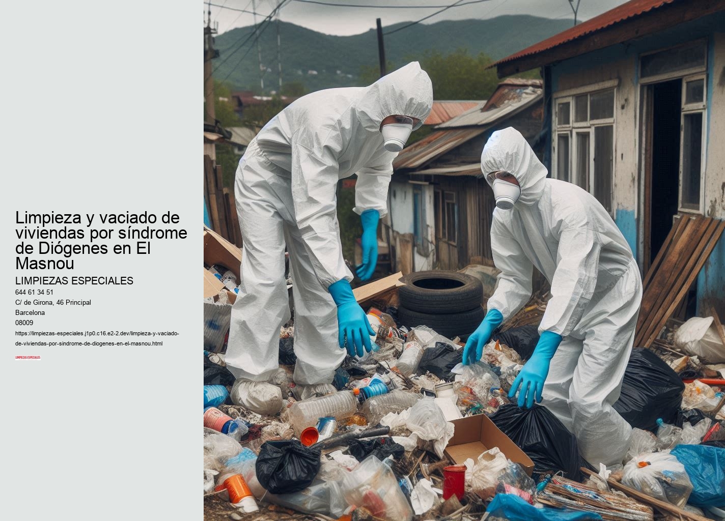 El papel de los servicios sociales en el síndrome de Diógenes