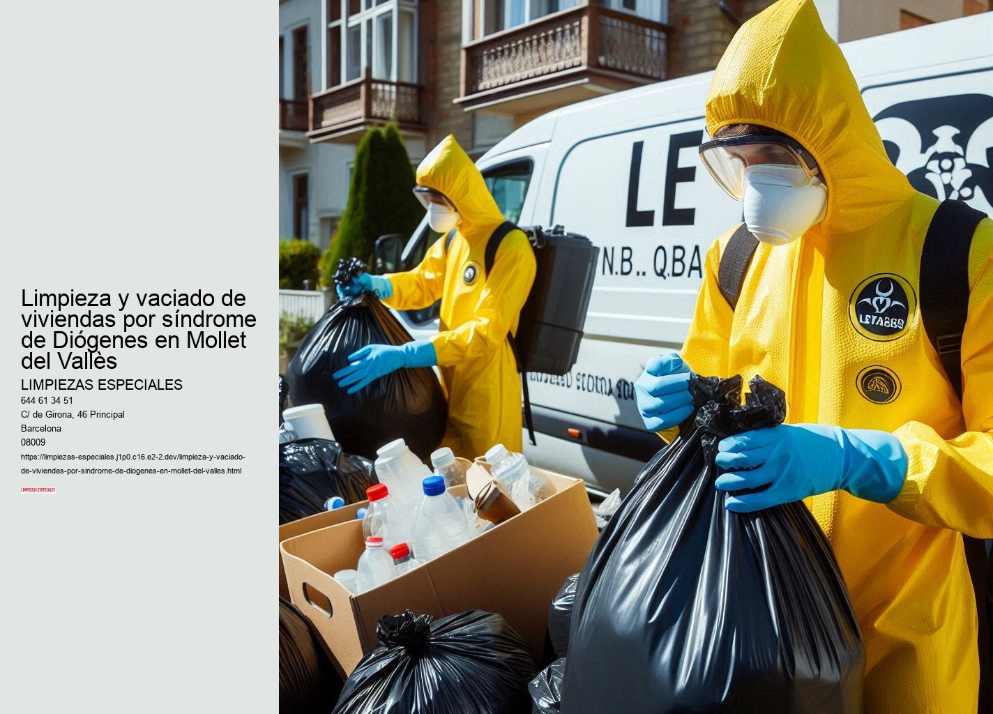 Costes asociados a la limpieza del síndrome de Diógenes