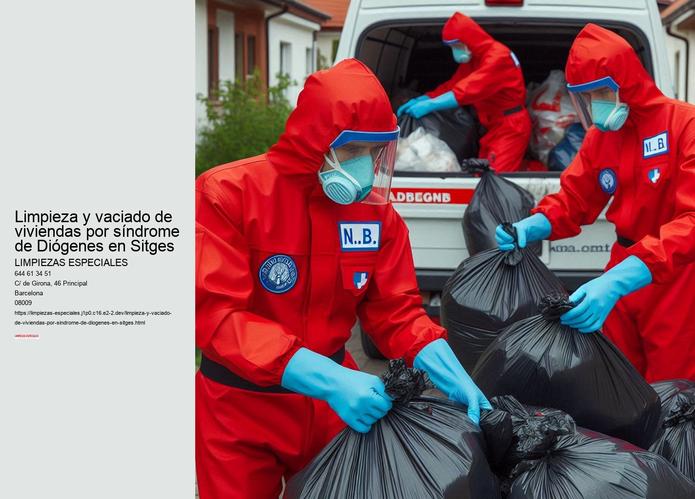 Eliminación de plagas y control de infecciones